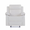 Blanche - Glider Recliner With LED, Pillow Top Arms