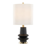 Lloyd - 26" Polyresin Table Lamp - Sanded Matte Black (Set of 2)