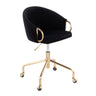 Claire - Task Chair - Gold Base