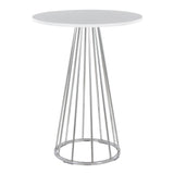 Canary - Counter Table - Chrome Metal
