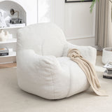 Comfy Bean Bag Chair With Filler, Fluffy And Cozy Seating