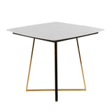 Folia - Dinette Table - Gold Metal