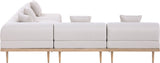Laguna - 5 Piece 106.5" Upholstered Outdoor Patio Modular Sectional