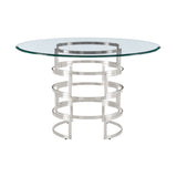 Diaz Morgan - Round Glass Dining Table Set