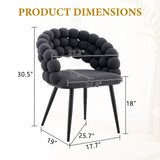 Puffy Bubble, Ball Chain Chairs For Dining Room (Set of 2)