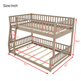 Bunk Bed With Ladder And Guardrails