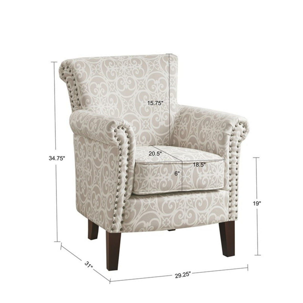 Brooke - Tight Back Club Chair