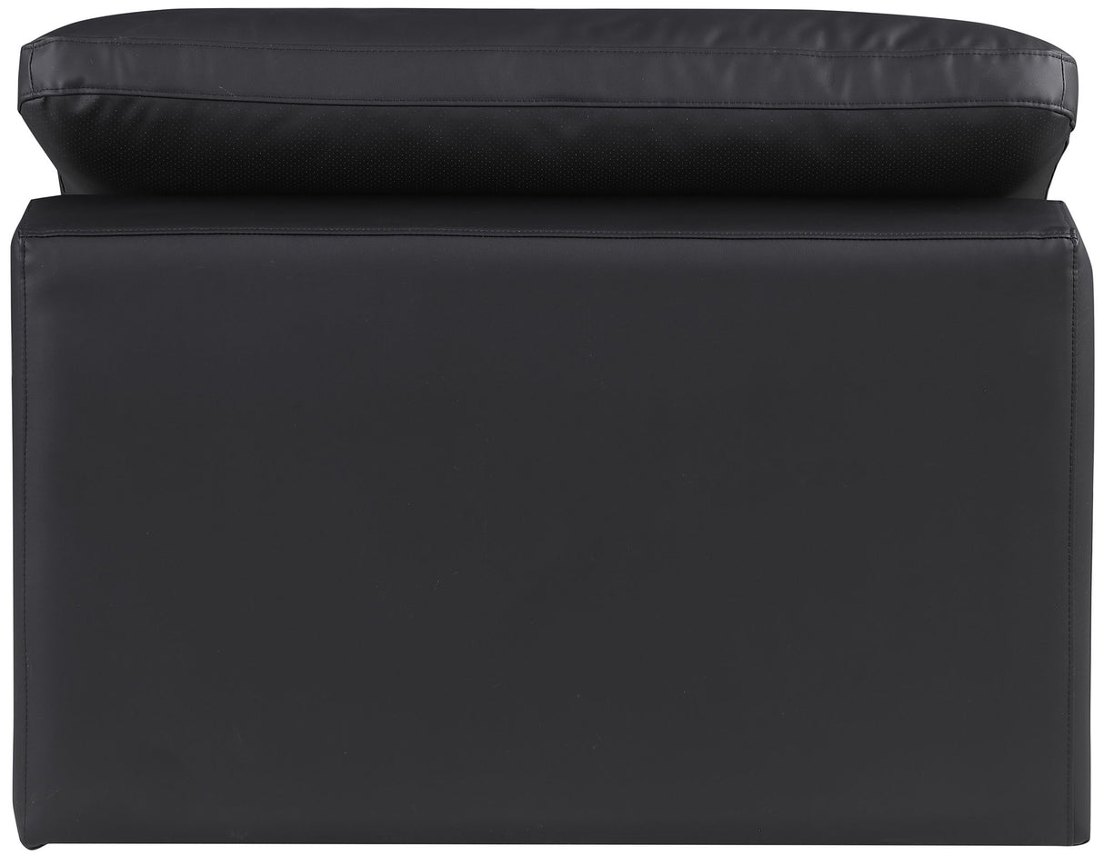 Comfy - Faux Leather Armless Chair