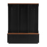 Hall Tree With Bench And Shoe Storage, 3 Large Drawers, Open Storage Shelves & Hooks