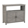 Patio Bar Table Set With Storage