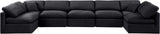 Indulge - Velvet 7 Piece Modular U-Shaped Sectional