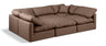 Indulge - Faux Leather 6 Piece Modular Sectional