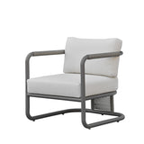 Dorado - Outdoor Club Chair - Off-White / Gray
