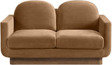 Diviento - Velvet Performance Fabric Upholstered Loveseat