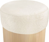 Nimes - Ottoman / Stool With Natural Base