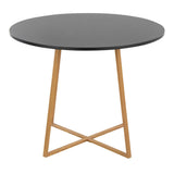 Cosmo - Dining Table - Natural Wood Metal Base