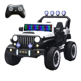 Electric Car With Remote Control, Colorful LED Lights, USB & MP3