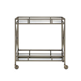 Kristensen - Serving Cart - Antique Gold