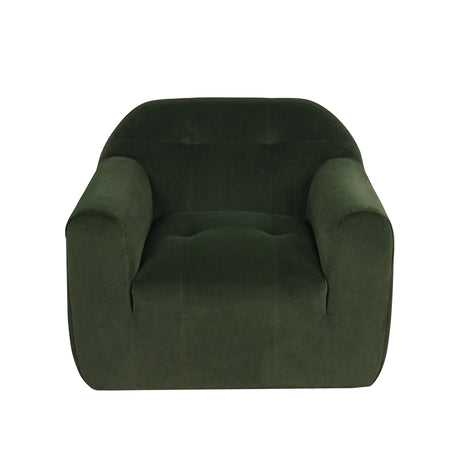 Harmonara - Boucle Upholstered Club Chair With Blind Tufting