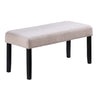 Contemporary Dining Bench Soft Upholstered