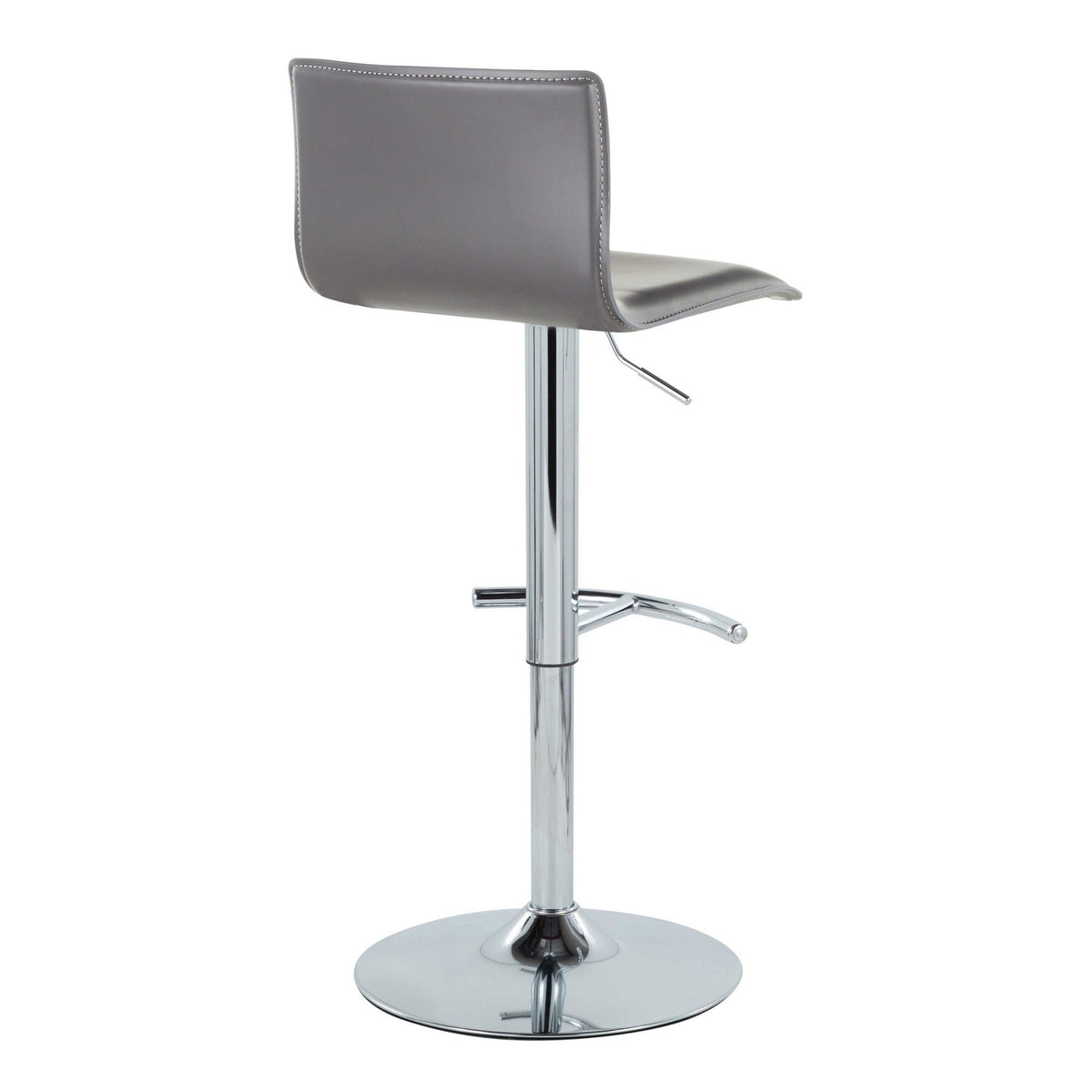 Mara - Adjustable Barstool (Set of 2) - Chrome Metal