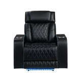 Electra - Power Recliner With Power Headrest, Massage, LED Lighting And USB Control