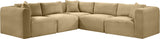 Shaggy - 5 Piece Modular Corner Sectional