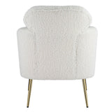 Connock - Accent Chair - White Teddy Sherpa