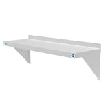 12" x 36" 18-Gauge Stainless-Steel Heavy Duty Wall Shelf, WMSH-1236.