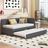 Upholstered Daybed, Sofa Bed Frame, No Box Spring Needed