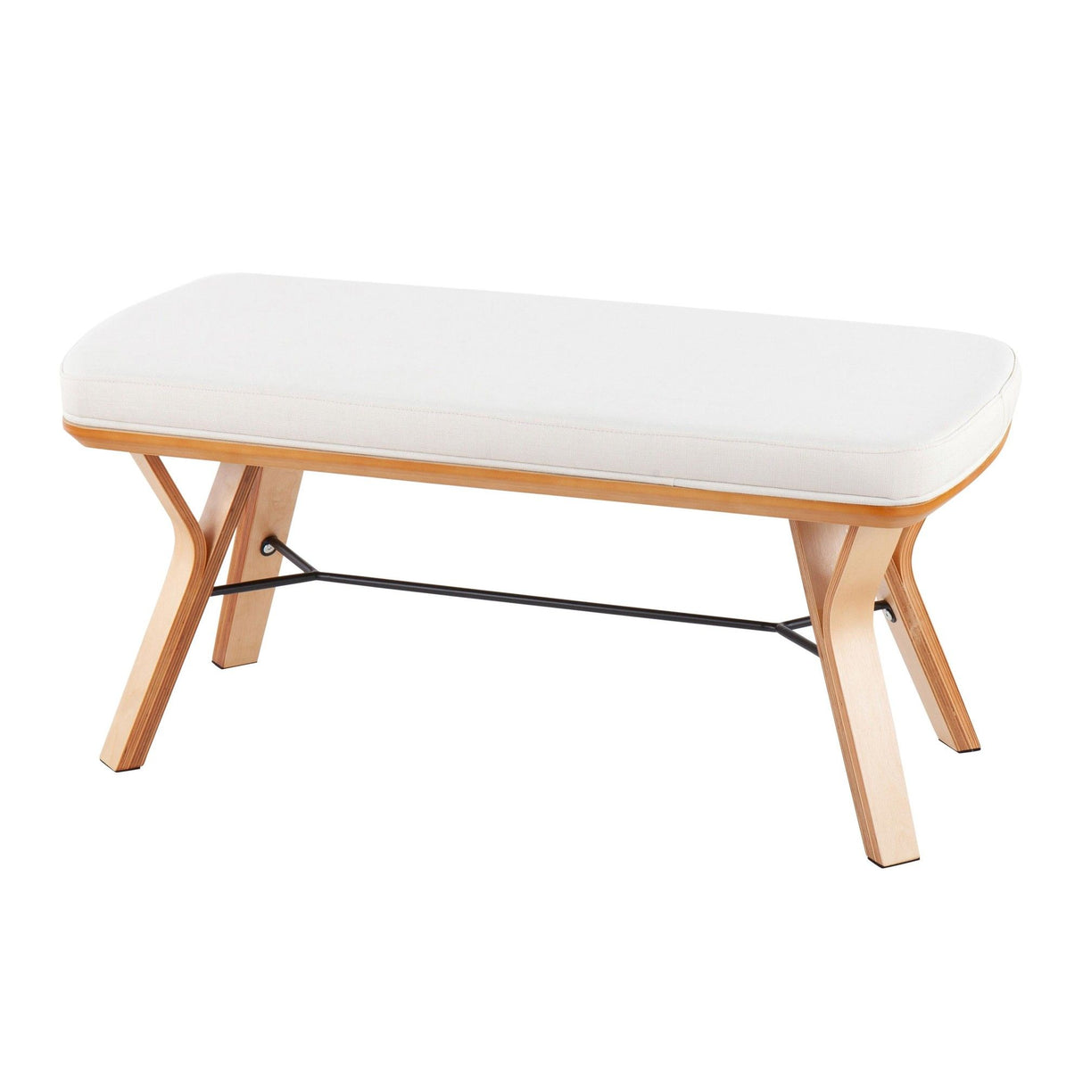 Folia - Mid-Century Modern Bench