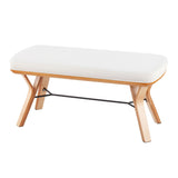 Folia - Mid-Century Modern Bench