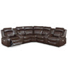 Power Motion Reclining Sectional Set With Console