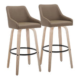 Hannah - 30" Fixed-Height Barstool With Swivel (Set of 2)