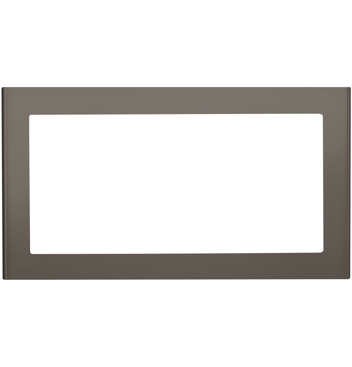GE JX827EFES 27 Inch Deluxe Built-In Trim Kit Slate front view