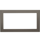 GE JX827EFES 27 Inch Deluxe Built-In Trim Kit Slate front view