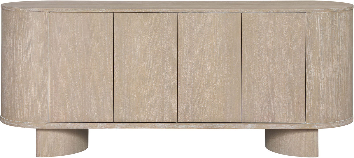 Caldra - Oak Veneer And Solid Wood Sideboard / Buffet