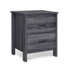 Titeca - Contemporary Wood 2 Drawer Nightstand