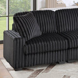 Sectional Sofa Set With Reversible Chaise, Living Room Furniture