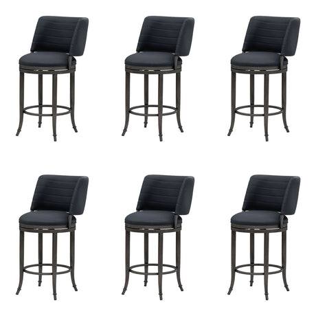 Torres - Upholstered Swivel Counter Height Barstool