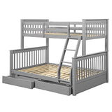Haley II - Twin Over Full Bunk Bed With Storage