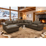Modular Sectional With Large Square Arms, Custom Configuration