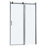 Single Sliding Bypass Shower Door Enclosure With Tempered Glass