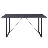 Nakula - Dining Table - Gray Oak & Black