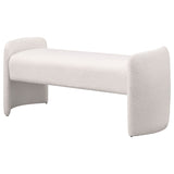 Joshua - Upholstered Accent Bench - Ivory