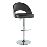 Renee - Adjustable Barstool (Set of 2) - Chrome Base