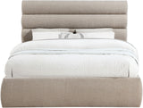 Adam - Chenille Fabric Bed With 52" Headboard