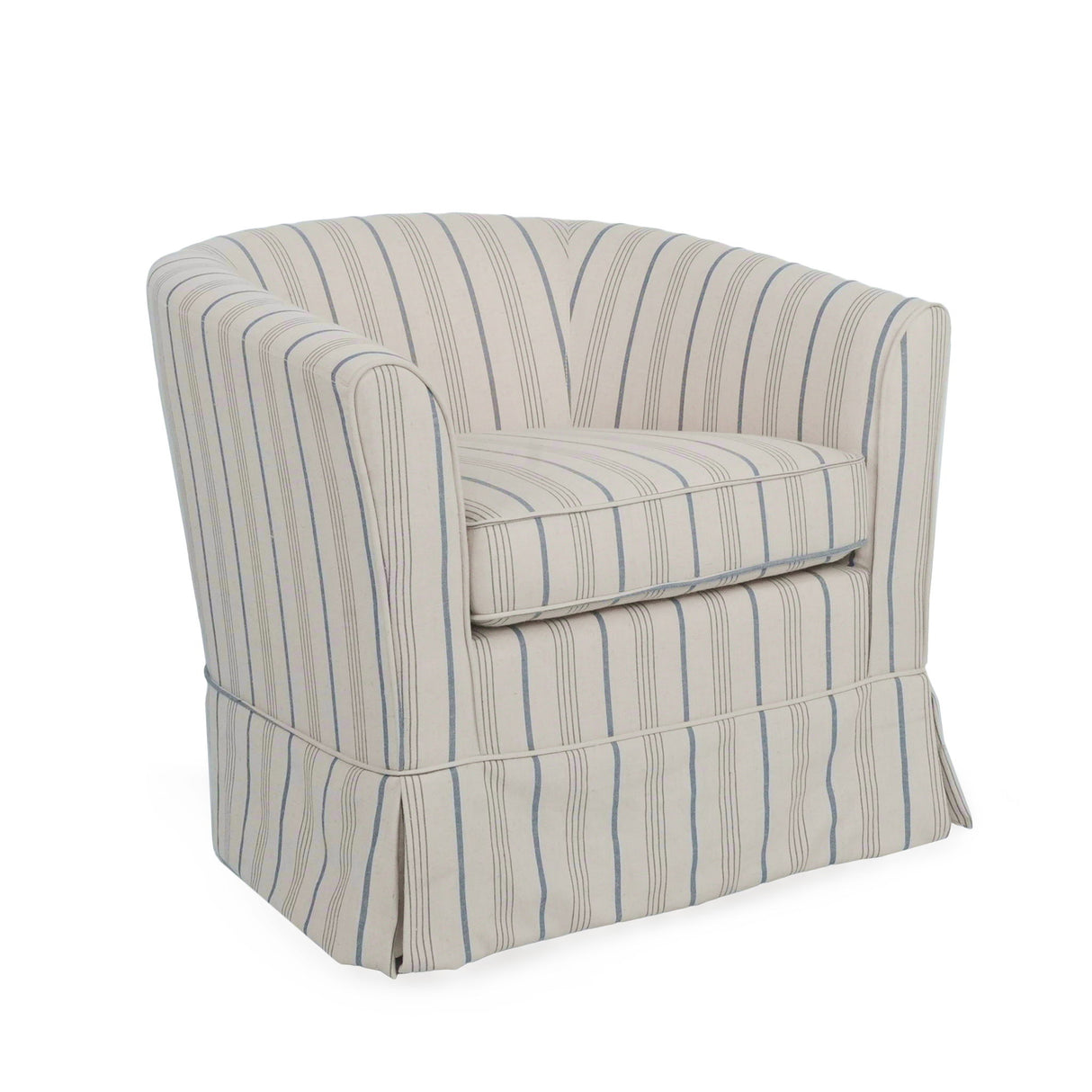 Zeniqua - Upholstered Velvet Swivel Chair With Loose Cover