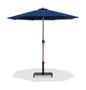 Fiji - Aluminum Patio Umbrella With Square Black And Teak Base