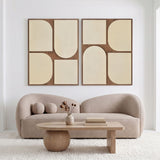 Icon - Mango Wood 2 Piece Wall Art